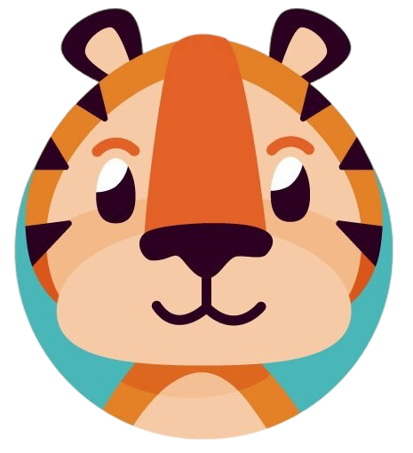 colorful pack fun animal faces